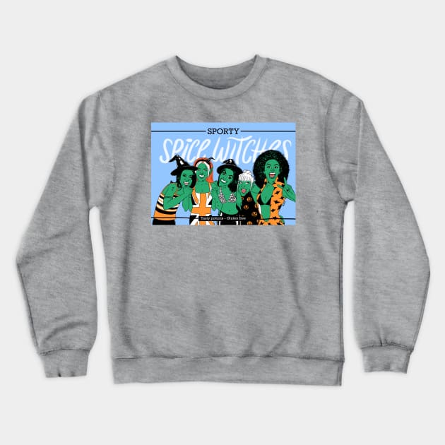 Sporty spice witch Crewneck Sweatshirt by kuinif